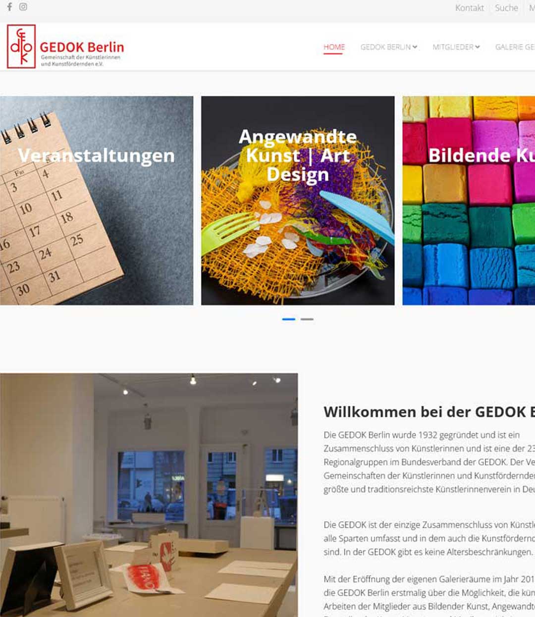  GEDOK berlin hat eine neue Webseite- bei klick geht es zur Webseite